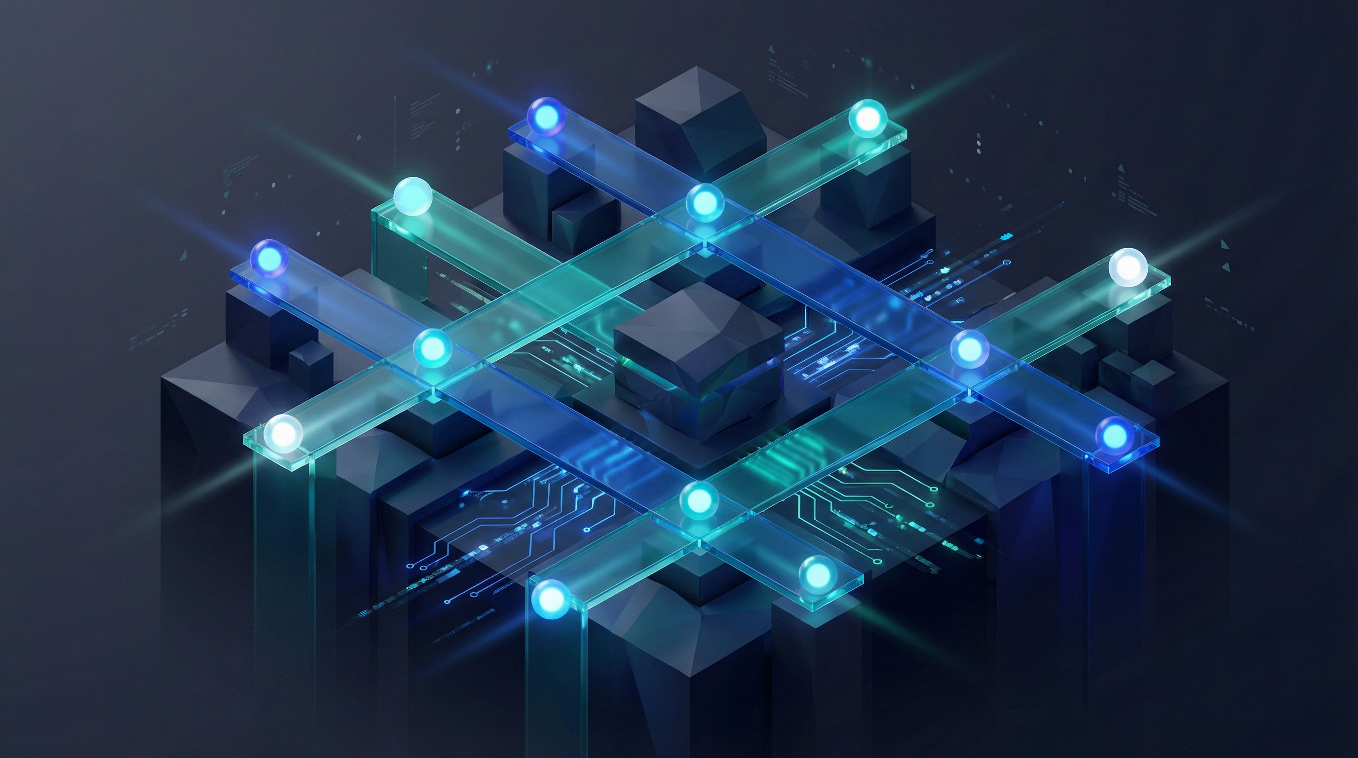 Conceptual isometric visualization of innovation and risk