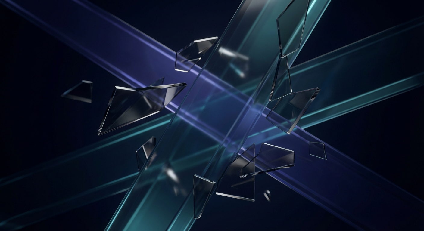 Abstract conceptual representation of digital urgency and enterprise scale