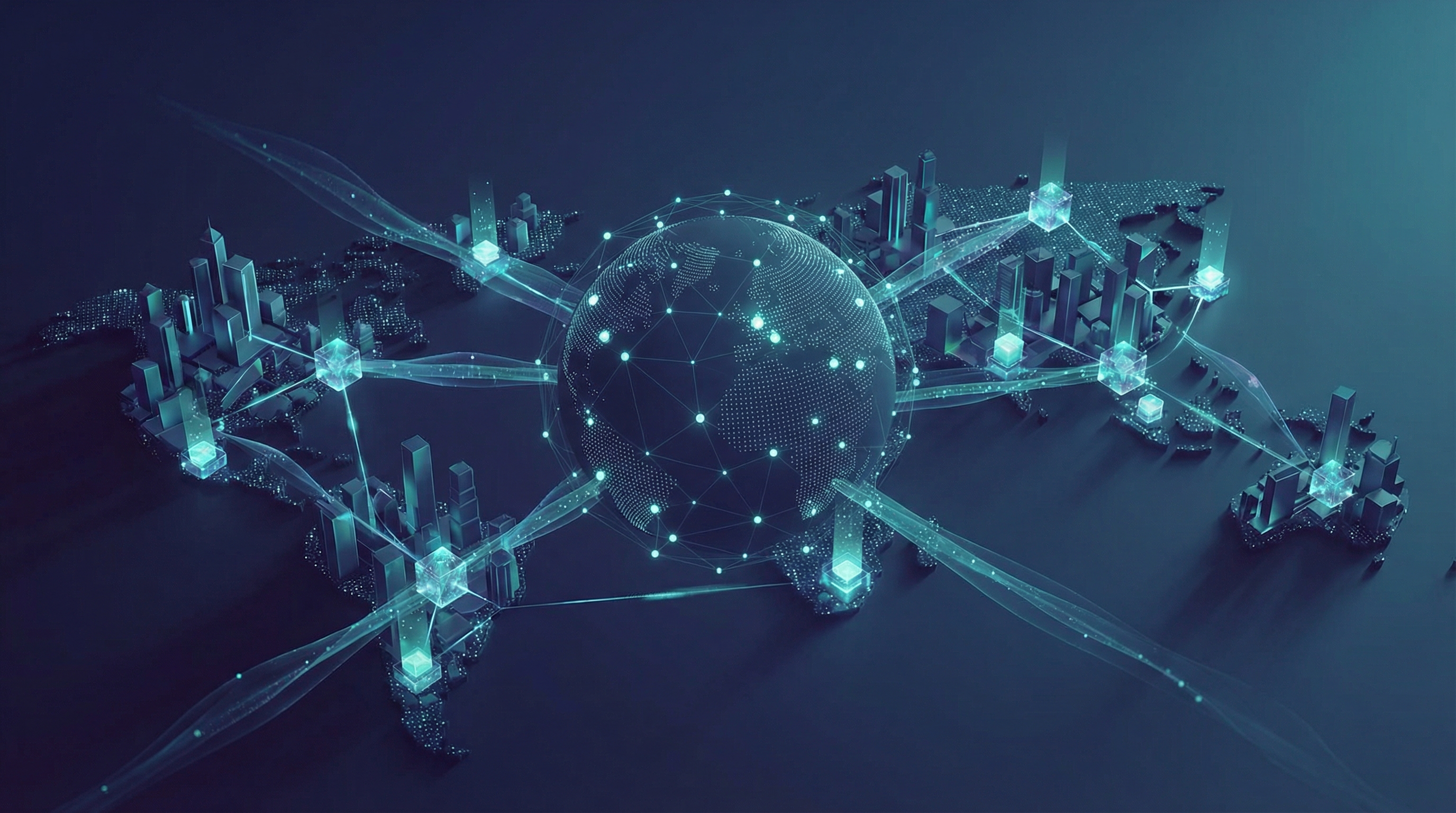 Conceptual visualization of a dynamic talent network